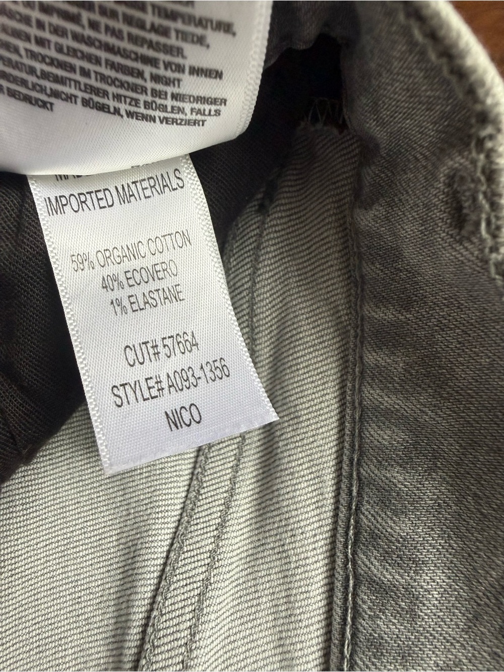 AGOLDE Nico High-Rise Slim Denim Jeans in Gray / Size 29 - Picture 7 of 10